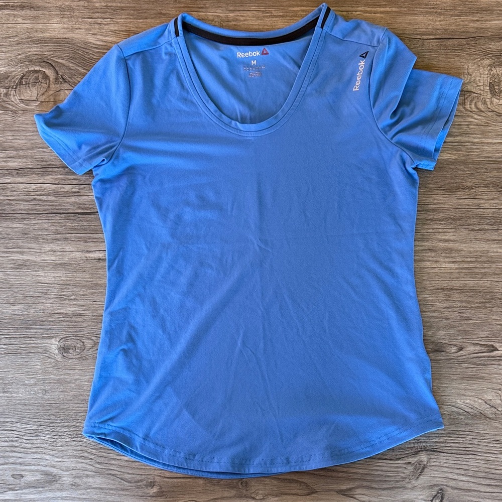 Reebok Women's Sky Blue Short Sleeve Tee
